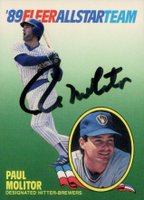1989 Fleer All-Stars #8 Paul Molitor Baseball Card