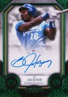 2024 Topps Tier One Autographs #T1ABJ Bo Jackson Green Foil Baseball Card
