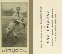 1916 Altoona Tribune #61 Eddie Foster Baseball Card