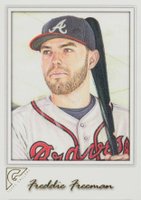 2017 Topps Gallery #80 Freddie Freeman Baseball Card