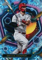 2023 Topps Cosmic Chrome #19 Bryce Harper Nucleus Baseball Card
