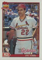 1991 Topps Desert Shield #351 Joe Torre Baseball Card