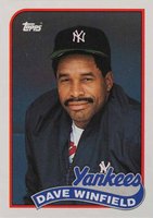 1989 Topps #260 Dave Winfield Baseball Card