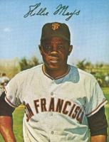 1983 Starliner Stickers # Willie Mays Baseball Card