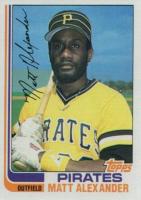 1982 Topps #528 Matt Alexander Baseball Card