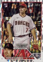 2023 Topps Update #US244 Corbin Carroll Silver Pattern Foil Baseball Card