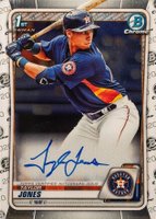 2020 Bowman Chrome Prospect Autographs #CPATJ Taylor Jones Baseball Card