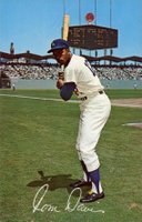 1962 L.A. Dodgers Postcards (1962-65) #50320 Tommy Davis Baseball Card