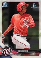 2018 Bowman Chrome Prospects #BCP152 Luis Garcia Baseball Card