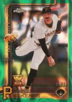 2025 Topps Chrome #300 Paul Skenes Green Lava Baseball Card