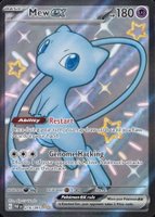 2024 Pokemon PAF EN-Paldean Fates #216 Mew EX Shiny Ultra Rare TCG Card
