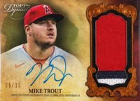 2021 Topps Dynasty Autographed Patch #MT2 Mike Trout Baseball Card