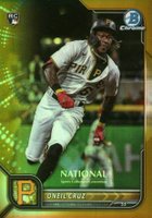 2022 Bowman Chrome NSCC Wrapper Redemption #OZ Oneil Cruz Gold Refractor Baseball Card