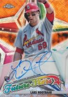 2022 Topps Chrome Logofractor Edition Future Stars Autographs #FSALN Lars Nootbaar Orange Baseball Card