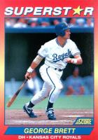 1992 Score Superstar #21 George Brett Baseball Card