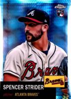 2022 Topps Chrome Platinum Anniversary #186 Spencer Strider Prism Refractor Baseball Card