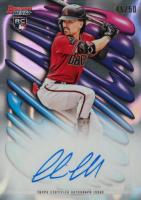 2023 Bowman's Best Shellacked Autographs #SHACC Corbin Carroll Lava Baseball Card
