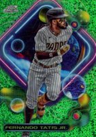 2023 Topps Cosmic Chrome #61 Fernando Tatis Jr. Green Space Dust Baseball Card