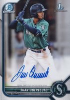2022 Bowman Chrome Prospect Autographs #CPAJQ Juan Querecuto Baseball Card