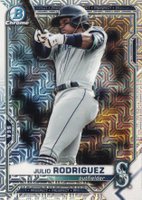 2021 Bowman Chrome Mega Box #231 Julio Rodriguez Baseball Card