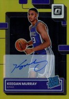 2022 Panini Donruss Optic #214 Keegan Murray Signature-Gold Basketball Card