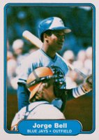 1982 Fleer #609 Jorge Bell Baseball Card