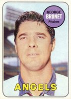 1969 Topps #645 George Brunet Baseball Card