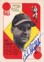 1997 Topps Stars Rookie Reprint #14 Enos Slaughter Autograph Baseball Card