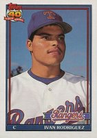 1991 Topps Traded #101T Ivan Rodriguez Baseball Card