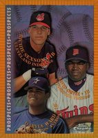 1998 Topps Chrome #257 Richie Sexson/David Ortiz/Daryle Ward Refractor Baseball Card