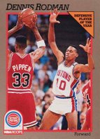 1992 Hoops Superstars #29 Dennis Rodman Basketball Card