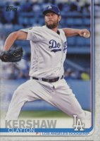 2019 Topps #10 Clayton Kershaw Pitching Baseball Card