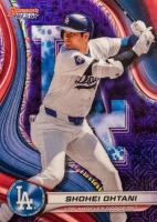 2024 Bowman's Best #33 Shohei Ohtani Purple Mojo Baseball Card