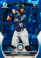 2023 Bowman Sapphire Edition Chrome Prospects #BCP133 Gabriel Gonzalez Baseball Card