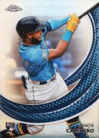 2024 Topps Chrome Strokes #S24 Junior Caminero Baseball Card