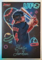 2022 Bowman's Best Bowman UFO #UFO9 Blaze Jordan Baseball Card