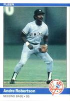 1984 Fleer #140 Andre Robertson Baseball Card