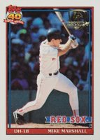 1991 Topps Desert Shield #356 Mike Marshall Baseball Card