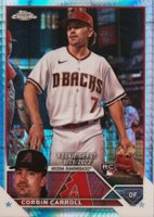 2023 Topps Chrome Update #USC220 Corbin Carroll Prism Refractor Baseball Card