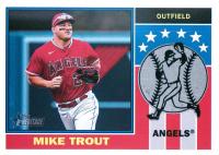 2025 Topps Heritage 1976 Player Icons #76PI12 Mike Trout Baseball Card