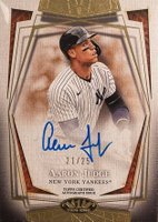 2022 Topps Tier One Next Level Autographs #NLAAJ Aaron Judge Bronze Baseball Card