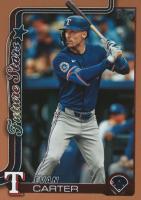 2025 Topps #288 Evan Carter Gold Baseball Card