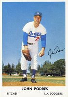 1961 Bell Brand Dodgers #22 John Podres Baseball Card