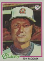 1978 Topps #322 Tom Paciorek Baseball Card