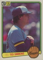 1983 Donruss #332 Ted Simmons Baseball Card