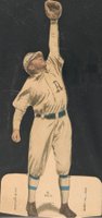 1910 American Caramel Die-Cuts # Jack Barry Fielding Baseball Card