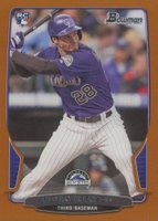 2013 Bowman Draft Picks & Prospects Rookies  #41 Nolan Arenado Orange Baseball Card