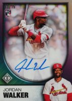 2023 Topps Transcendent Collection Transcendent Icons Chrome Autographs #JW Jordan Walker Baseball Card