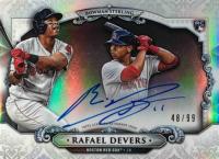 2018 Bowman Chrome Bowman Sterling Continuity Autographs #RD Rafael Devers Baseball Card