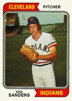 1974 Topps #638 Ken Sanders Baseball Card